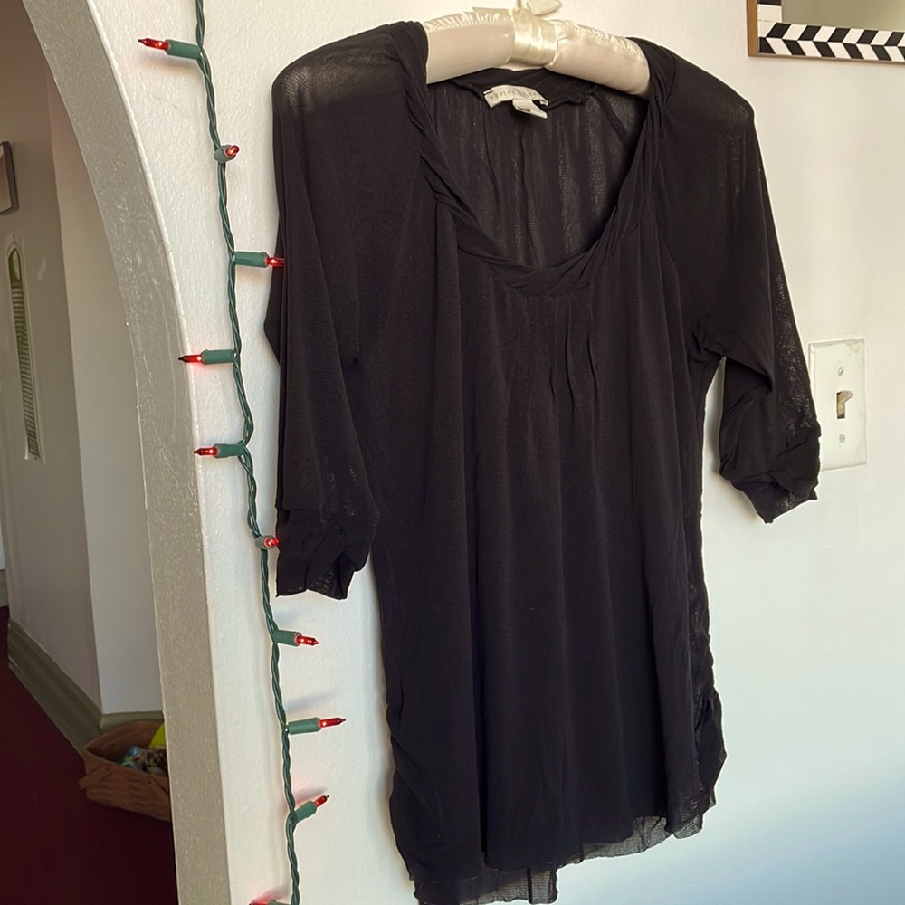 Vintage Inspired Mesh Blouse